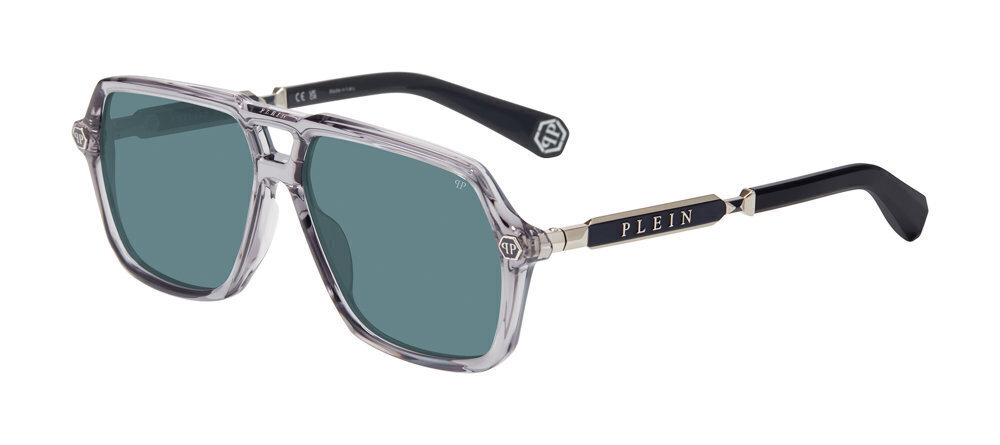 PHILIPP PLEIN SUN SPP227 Sunglasses TRANSP GREY (09MB) 61mm